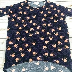 NWT Lularoe Irma Minnie Mouse Top